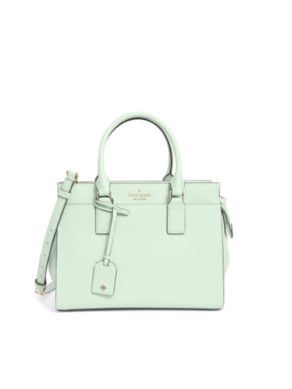Kate Spade New York cameron medium leather satchel Pistachio